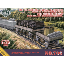  Unimodels Set of control biaxial platforms 1:72 (UMT706) makett