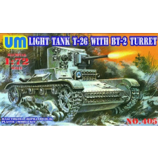  Unimodels T-26 mit BT-2 Turret 1:72 (UMT405) makett