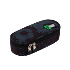 UNIPAP St.Right: Football mintás fekete színű ovális tolltartó 23cm tolltartó