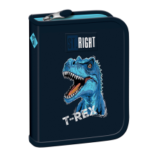 UNIPAP St.Right Kék T-Rex mintás kihajtható tolltartó PC03 20,5x14x3,5cm tolltartó