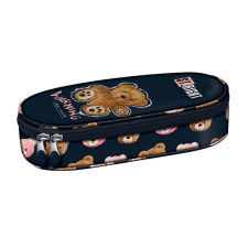 UNIPAP St.Right Teddy Bear ovális tolltartó PC01 23x9,5x6cm tolltartó