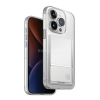 Uniq Apple iPhone 15 Pro Max, Szilikon tok, kártyatartóval, közepesen ütésálló, Uniq Air Fender ID, átlátszó
