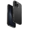 Uniq Apple iPhone 16 Pro, Szilikon tok, közepesen ütésálló, Uniq Air Fender, füst