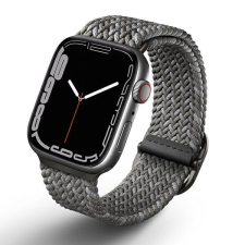 Uniq Apple Watch 4/5/6/7/SE, okosóra szíj, szürke, fonott, 42/44/45mm, UNIQ okosóra kellék
