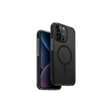 Uniq Combat Apple iPhone 15 Pro Max Magsafe Szilikon tok karbon fekete tok és táska