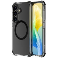 Uniq Combat Magclick Samsung Galaxy S25 MagSafe tok, átlátszó-fekete tok és táska