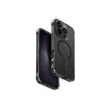 Uniq Eleva Apple iPhone 16 Pro Magsafe szilikon tok tartó résszel, karbon fekete tok és táska