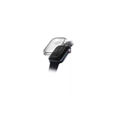 Uniq Garde Hybrid Apple Watch Tok + kijelzővédő - Fekete/átlátszó (41mm) okosóra kellék