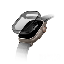 Uniq Garde Hybrid Apple Watch Ultra Tok + kijelzővédő - 49mm - Fekete okosóra kellék