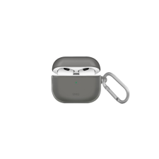 Uniq Glase Apple Airpods (3. gen) tok, fekete-átlátszó audió kellék
