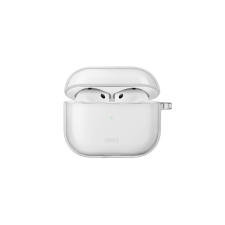Uniq Glase Apple Airpods (4.gen) tok, átlátszó fülhallgató, fejhallgató tok