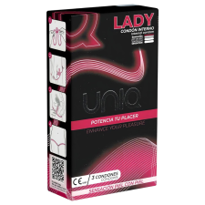 Uniq Lady - női óvszer (3db) óvszer