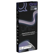 Uniq - latexmentes orál óvszer (3db) óvszer