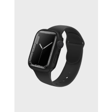 Uniq Legion Apple Watch S7 Fekete Tok + kijelzővédő - 45mm okosóra kellék
