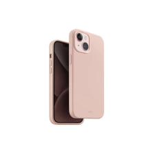 Uniq Lino Hue Apple iPhone 15 Magsafe Szilikon tok rózsaszín tok és táska