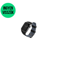 Uniq Linus Airosoft Apple Watch 38/40/41mm szilikon szíj, fekete okosóra kellék