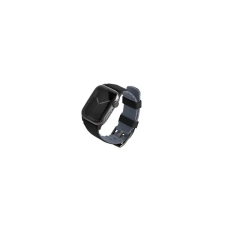 Uniq Linus Airosoft Apple Watch 42/44/45/49mm szilikon szíj fekete okosóra kellék