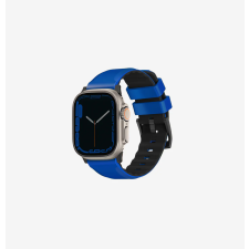 Uniq Linus Airosoft Apple Watch S4/S5/S6/S7/S8/S9/SE/Ultra Szilikon Szíj 42/44/45/49mm - Kék okosóra kellék