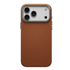 Uniq Lyden Magclick Apple iPhone 18 Pro / 17 Pro tok, MagSafe, műbőr, barna (caramel)
