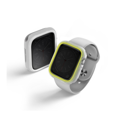 Uniq Moduo Apple Watch 45mm/44mm tok cserélhető kerettel, zöld/fehér okosóra kellék