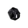 Uniq Monos Apple Watch 44/45mm hibrid szíj + tok, fekete