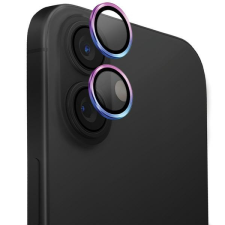 Uniq Optix alumínium kamera lencse védő üveg színes szegéllyel iPhone 16 / 16 Plus mobiltelefon kellék