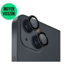 Uniq Optix Apple iPhone 14/14 Plus tempered glass kamera védő üvegfólia, fekete mobiltelefon kellék