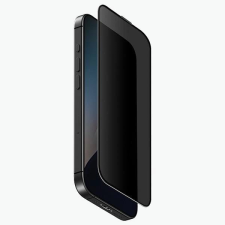 Uniq Optix Privacy betekintésvédett edzett üveg felhelyezést segítő kerettel iPhone 16 Pro mobiltelefon kellék