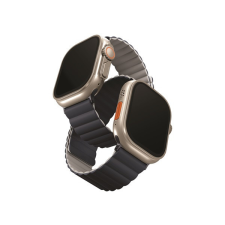 Uniq Revix mágneses szilikon szíj Apple Watch 42/44/45/49mm, kék/szürke okosóra kellék