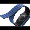Uniq Revix Reversible Magnetic Apple Watch 42 / 44 / 45 / Ultra 49mm - kék - fekete (UNIQ-45MM-REVBLUBLK)