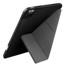 Uniq Tok Transforma iPad Pro 12,9" (2021) antimikrobiális fekete tok tablet tok