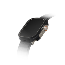 Uniq Valencia Apple Watch Ultra 49mm aluminium tok, fekete okosóra kellék
