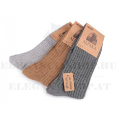  Unisex Alpaka gyapjú zokni - 3 pár/csomag