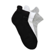  Unisex pamut futózokni - 3 pár - 35-38 - fehér-fekete-szürke - Evidence