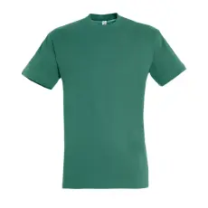  Uniszex REGENT kereknyakú rövid ujjú pamut póló, SOLS SO11380, Emerald-L