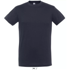  Uniszex REGENT kereknyakú rövid ujjú pamut póló, SOLS SO11380, Navy-2XL férfi póló