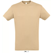  Uniszex REGENT kereknyakú rövid ujjú pamut póló, SOLS SO11380, Sand-2XL férfi póló