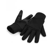  Uniszex téli sapka Beechfield Softshell Sports Tech Gloves S/M, Fekete férfi sapka