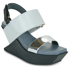 United Nude Magas sarkú szandálok DELTA WEDGE SANDAL Kék 39