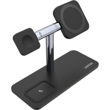 Unitek 3in1 Qi Wireless töltőállomás - Fekete (15W) (P1212A) mobiltelefon kellék