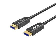 Unitek C11072BK HDMI - HDMI 2.0 Optikai kábel 15m - Fekete (C11072BK-15M) kábel és adapter