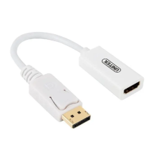 Unitek DisplayPort v1.2 - HDMI v1.4 4K Adapter Fehér kábel és adapter