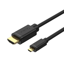 Unitek Micro HDMI - HDMI v2.0 kábel 2m - Fekete (Y-C182) kábel és adapter