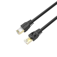 Unitek S/FTP CAT7 Patch kábel 0,5 m Fekete (C1808HBK) kábel és adapter