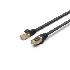 Unitek SSTP CAT7 Lapos patch kábel 2m - Fekete (C1897BK-2M) kábel és adapter