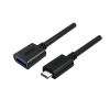 Unitek UNITEK Y-C476BK USB kábel 0,2 M USB 3.2 Gen 1 (3.1 Gen 1) USB C USB A Fekete