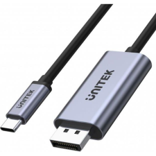 Unitek V1409A USB-C Displayport Fekete, Szürke Csatlakozó Átalakító (V1409A) kábel és adapter