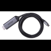 Unitek V1423B USB-C - HDMI Kábel 1.8m - Fekete (V1423B)