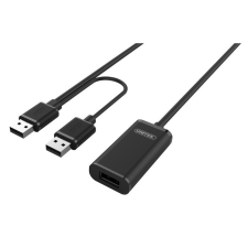 Unitek Y-278 USB 2.0 Aktív hosszabbító kábel 10m - Fekete (Y-278) kábel és adapter