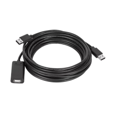 Unitek Y-279 USB 2.0 Aktív hosszabbító kábel 20m - Fekete (Y-279) kábel és adapter